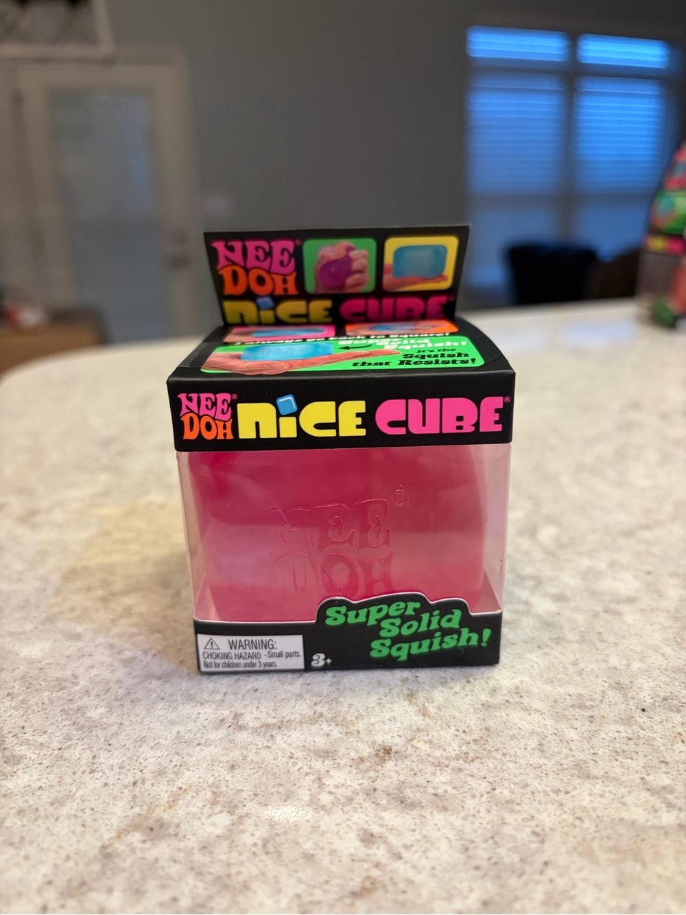 Nice Cube Pink Super Solid Squish Toy